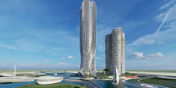 成都超高層住宅Dancing Tower，如流動雕塑